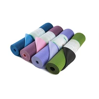 

Gymnastic exercise waterproof anti slip TPE yoga mat custom logo