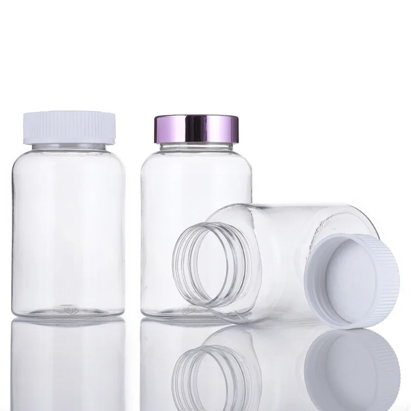 

250ml PET bottle 250ml medicine bottle 250g PET tablet bottle with plastic cap