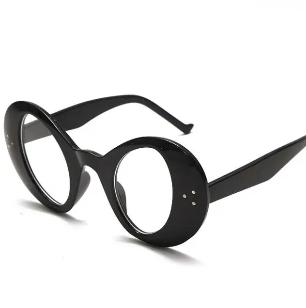 

Qmoon Black Frame Spoof Round Unique Sunglasses 2021