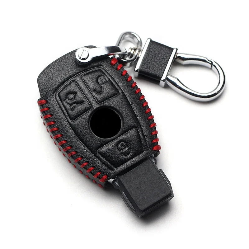 

Wholesale Prices Durable Fob Genuine Leather Car Key Cover, Black