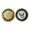Gold Plated United States Free Eagle Navy Military Challenge Coin