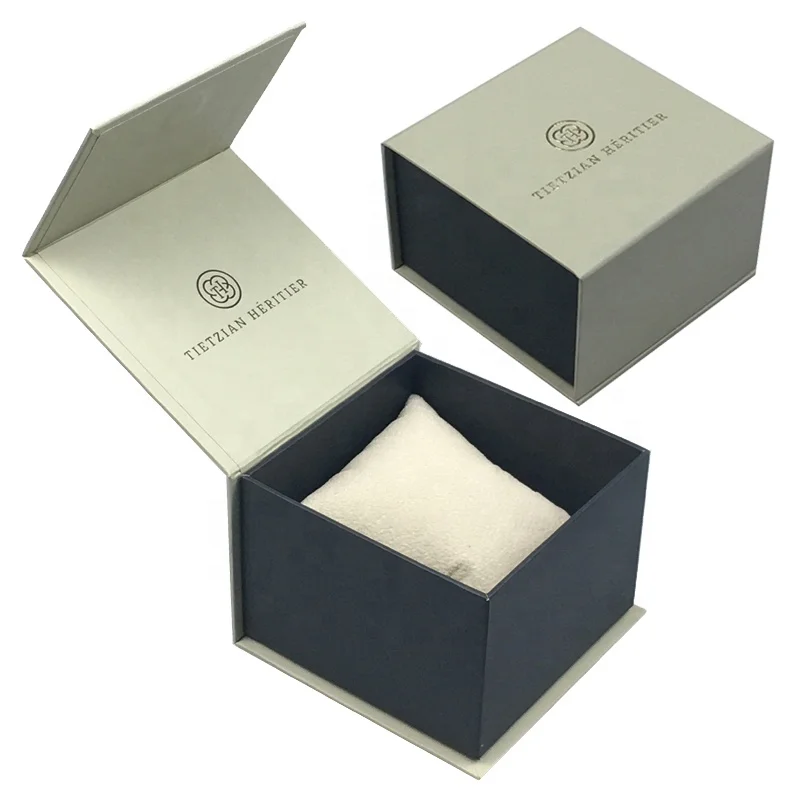 

Custom popular watch packaging box paper watch box custom logo, Beige,black,brown,orange or pantone color