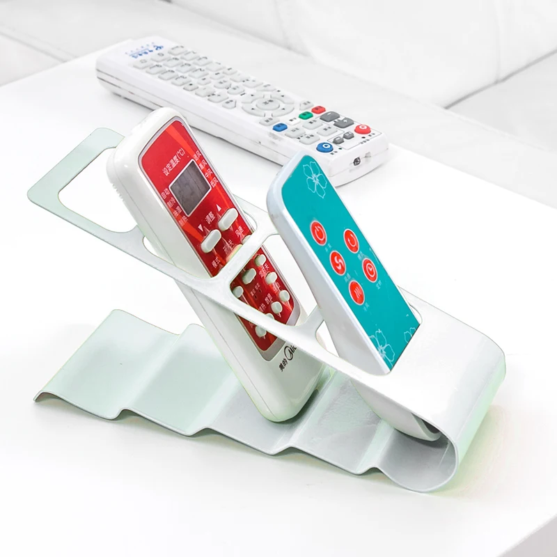 

FF192888-Home Appliance Remote Control Storage Holder Plastic 4Step Tidy Stand Organiser Rack, As pic show