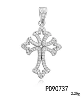 

925 sterling silver pendant and charms gold or rhodium plated women jewellery micro paved CZ for party or anniversary