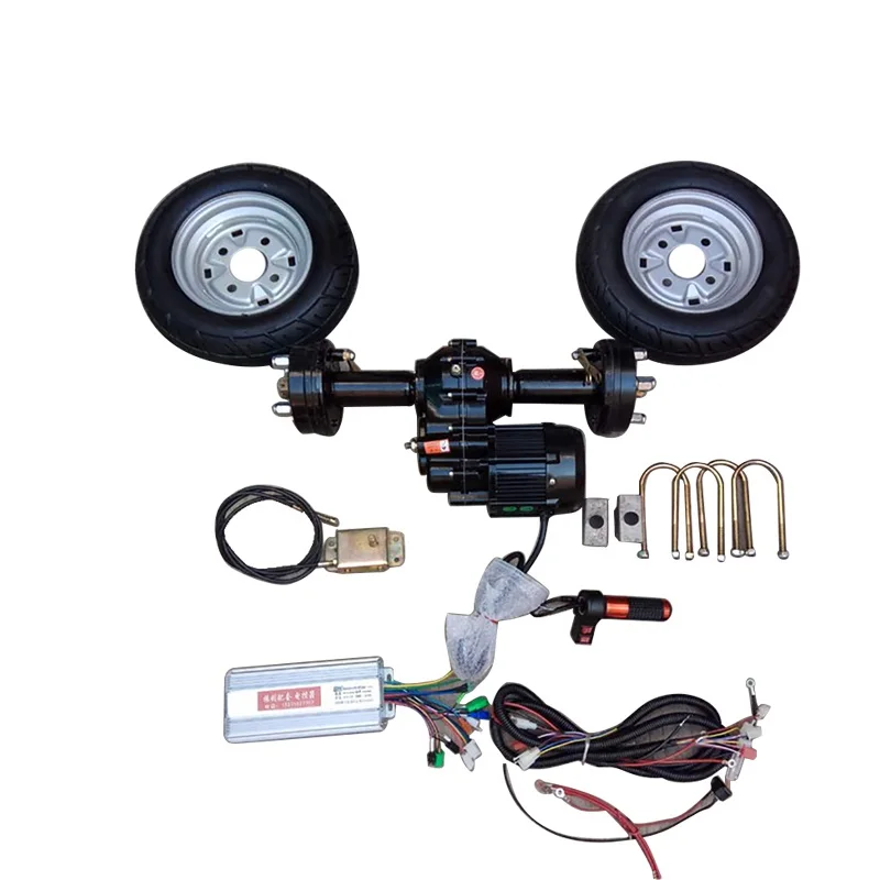 

Electric tricycle differential rear axle with brushless motor 500W 800W 1200W