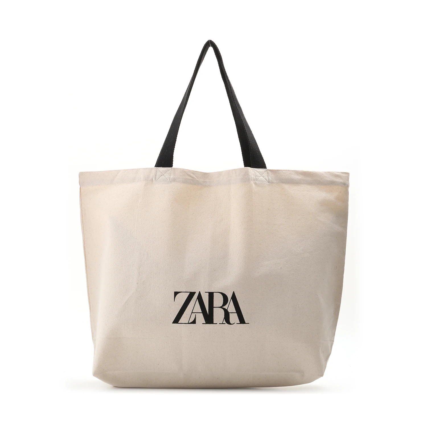 

OEM Fashon Design Canvas hand bag with leather handle for women's bag Wholesale Best price reusable lady hand bag