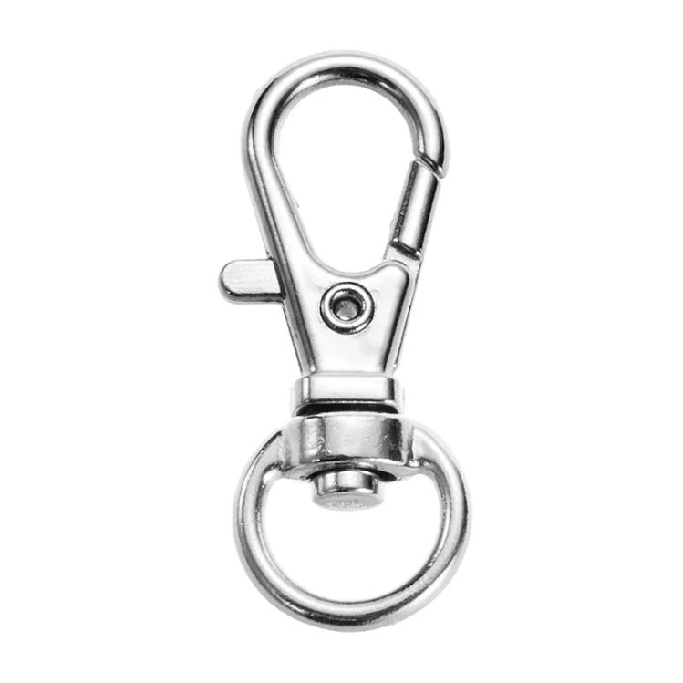 

Metal Lobster Clasp Wide Swivel Clasp Lanyard Snap Hook Key Rings for Keys Handbags Jewelry Making DIY Crafts, Steel color gold