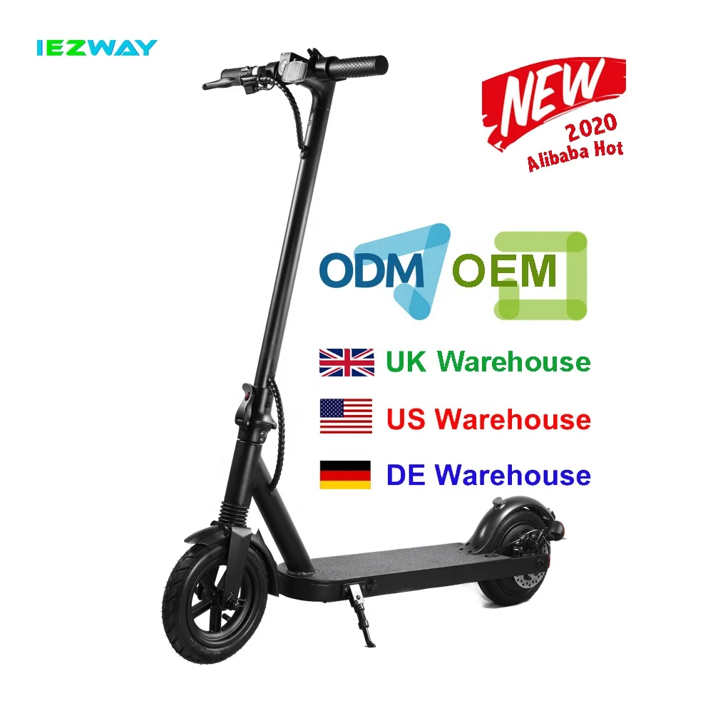 

2020 iEZway China Factory New Product Electric Scooter Foldable With 2 Wheels, Black ,white, green, orange