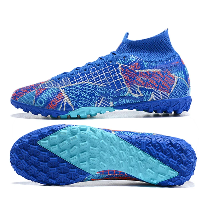

Custom high ankle men football shoes soccer boots popular brand training soccer shoes futsal indoor shoes boy cleats