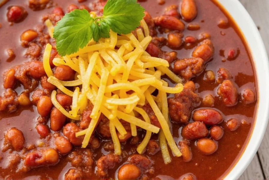 Beer and tomato paste added to chili pot