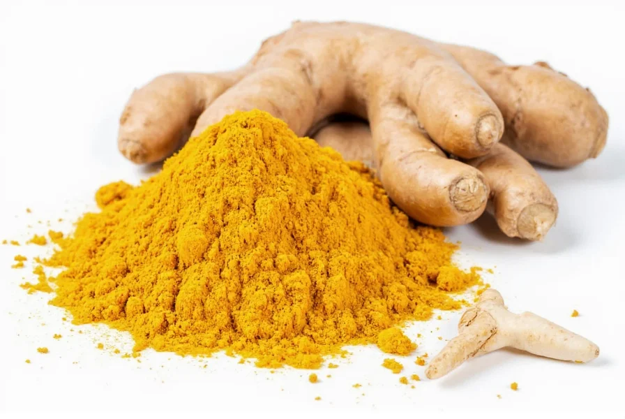 Golden milk preparation showing turmeric, ginger, and black pepper in a glass