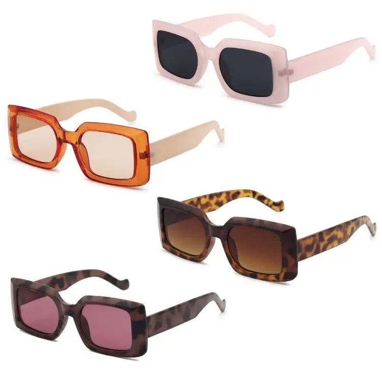 

2021 VIFF Wholesale Brand Designer Custom Logo Vintage Rectangle Fashion Square Ladies Sun Glasses Sunglasses Men 2022