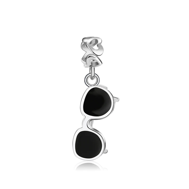 

RINNTIN CB46 Fashion 2021 Glasses Pendant for DIY earring bangle 925 Sterling Silver charms wholesale