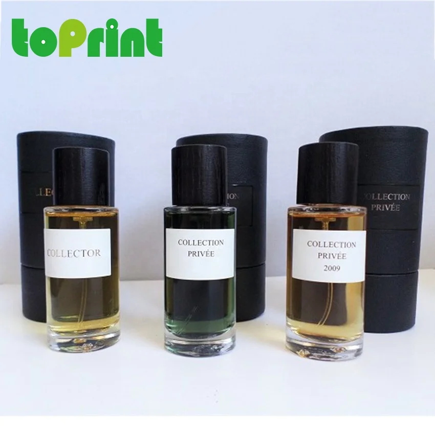 
Luxury French Perfume Bottle Packaging Cardboard Cylinder Round Paper Box With Custom Logo 