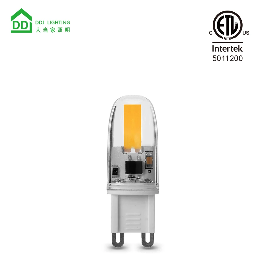 G9 replacement 40W halogen 1.5w 160 lumen AC 120V/230V warm white/cool white perfect dimmable LED light bulbs