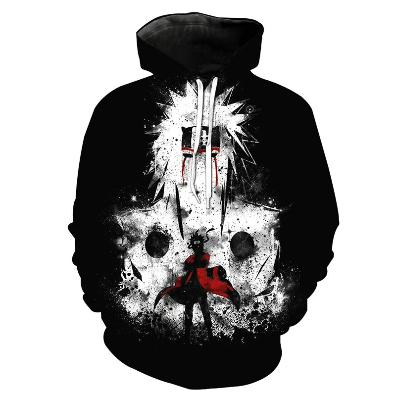 Custom Print Hoodie Naruto 3D Printed Sweatshirt Boys Tracksuit Customization Hoodies Fashion Hooded Clothes Thick Hoodie