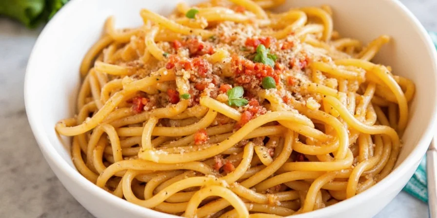 Cooking spaghetti