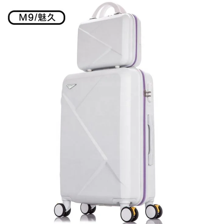 

Beatiful style girls travel luggage boarding suitcase hard shell suitcase