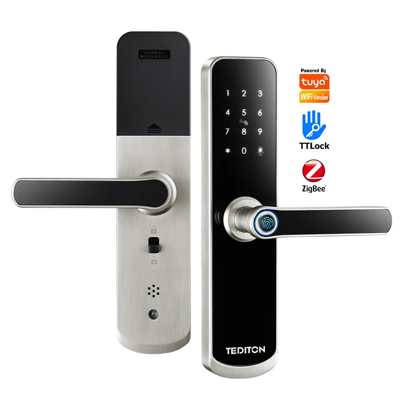 

ttlock lock tuya App WiFi Biometric smart electronic Fingerprint Door Lock cerradura inteligente digital lock for home