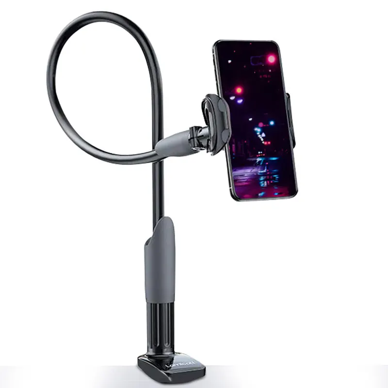 

Gooseneck Bed Phone Holder Aluminum Flexible Long Arm Phone Mount adjustable Clip Bracket Clamp Stand for cell phone holder-IVY