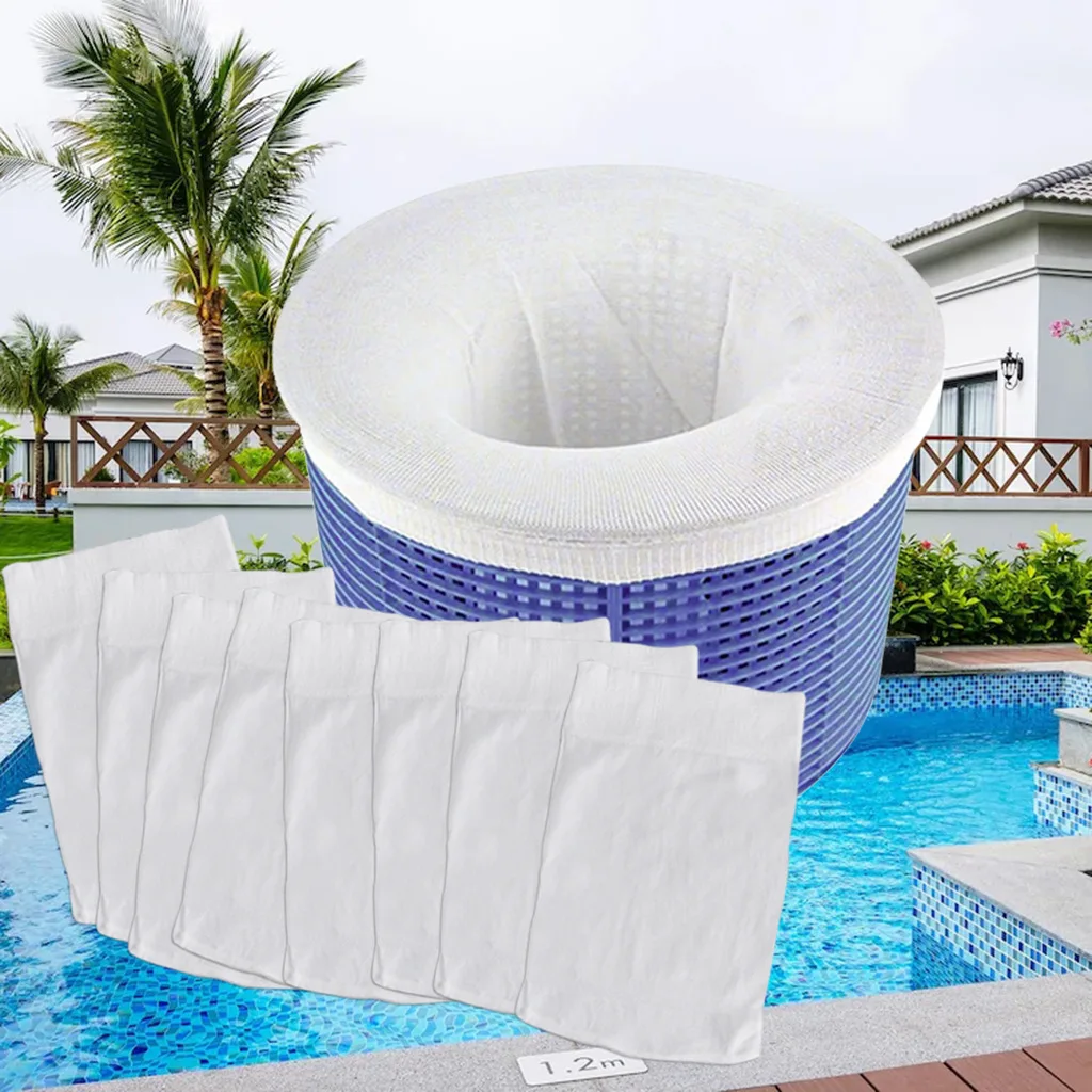

Pack Of 5 Swimming Pool Skimmer Socks Baskets Skimmer Net Filter Storage Bag