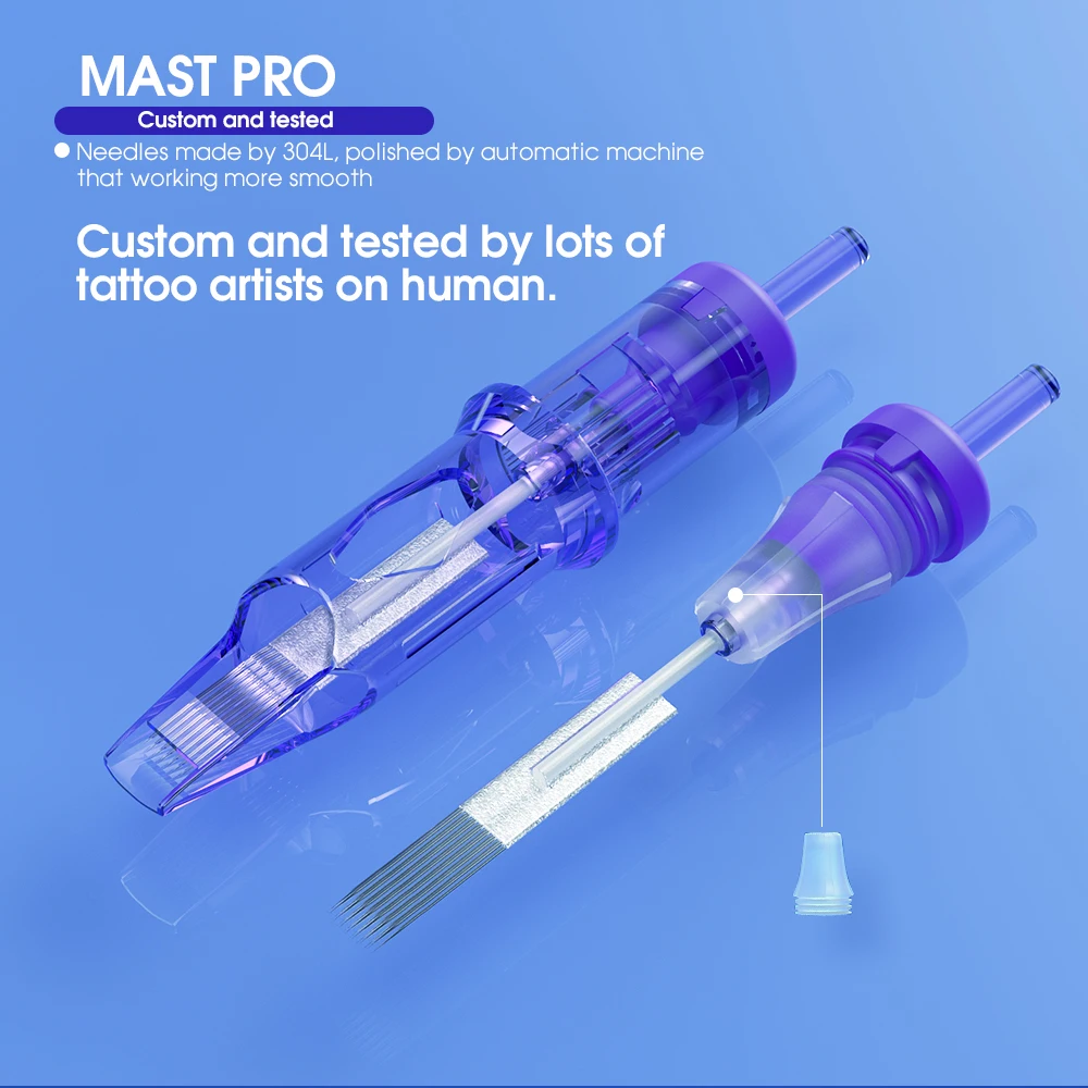 

Wholesale NEW Disposable High Quality Tattoo Cartridge Needles 0.25mm RS, Purple