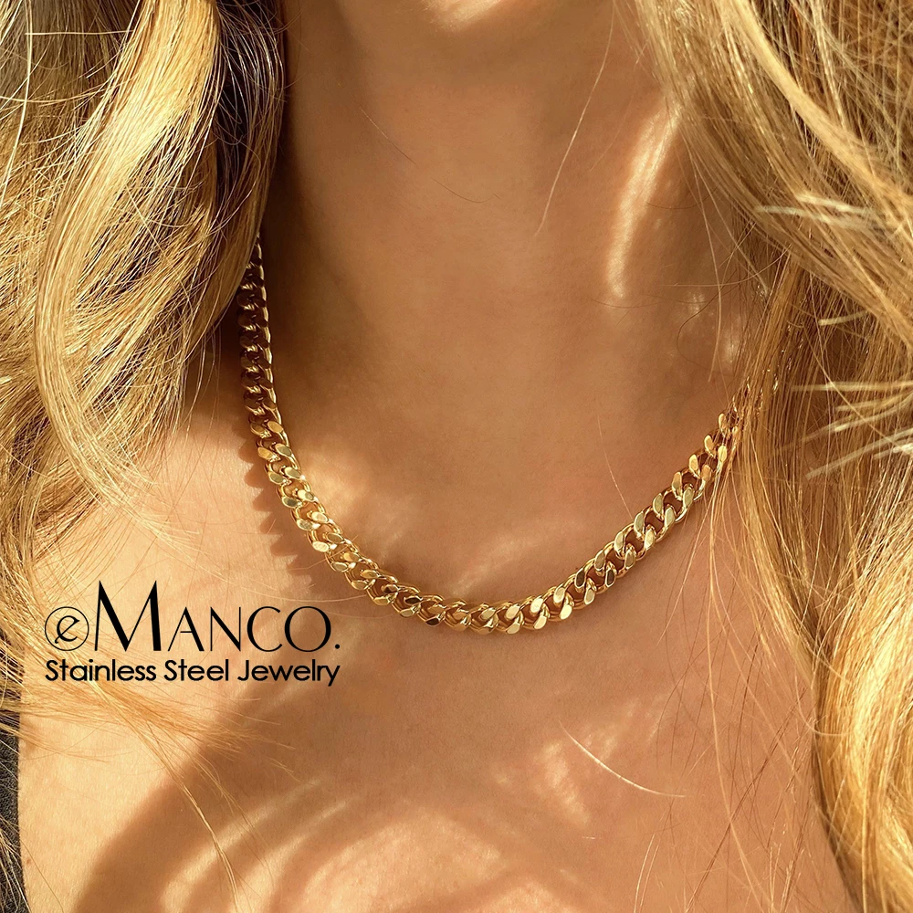 Unisex Necklace Cuban Link Cha