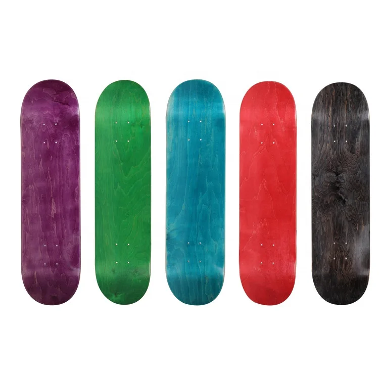 

W-11 Brand Custom ODM Logo American Imported Resin Glue Russian Maple 7 Ply Cheap Blank Skateboard Decks, Customized