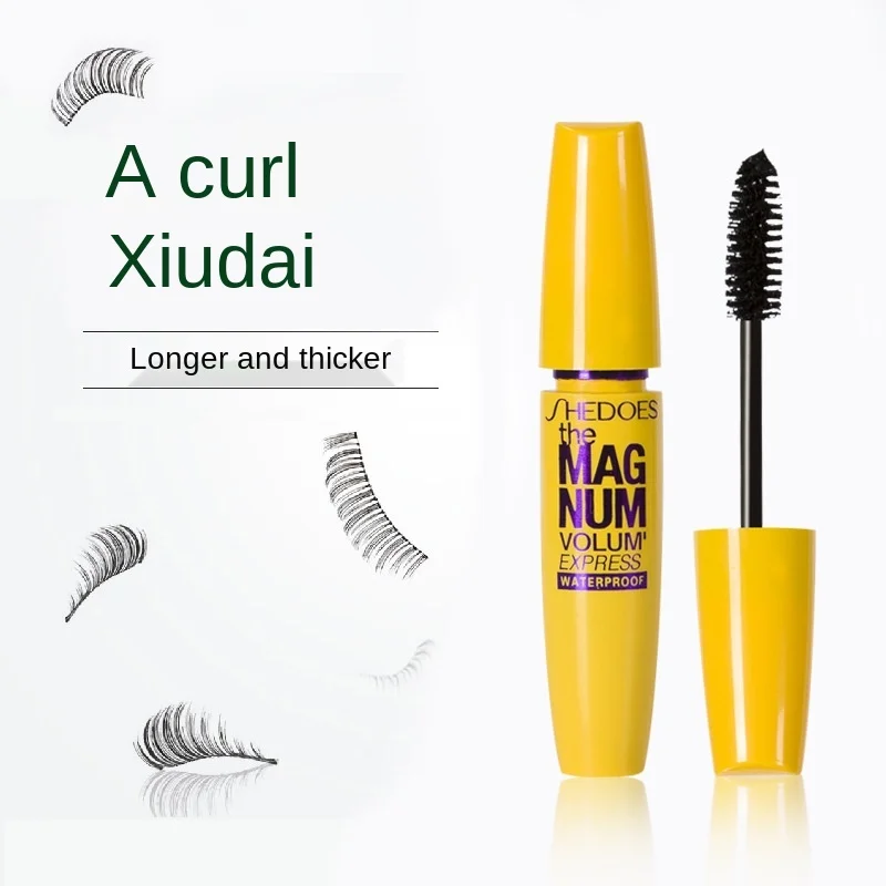 

Waterproof Fiber Extension Beauty Cruelty Women 3D Fiber Black Lengthening Thick Mascara With Private Brand