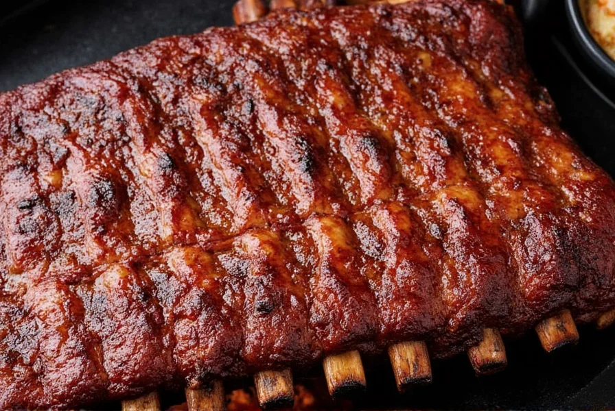 Rack of baby back ribs
