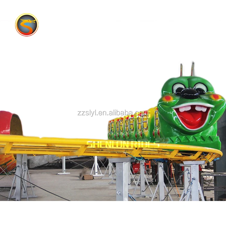 Track small train rides roller coaster worm slide amusement park  rides.jpg