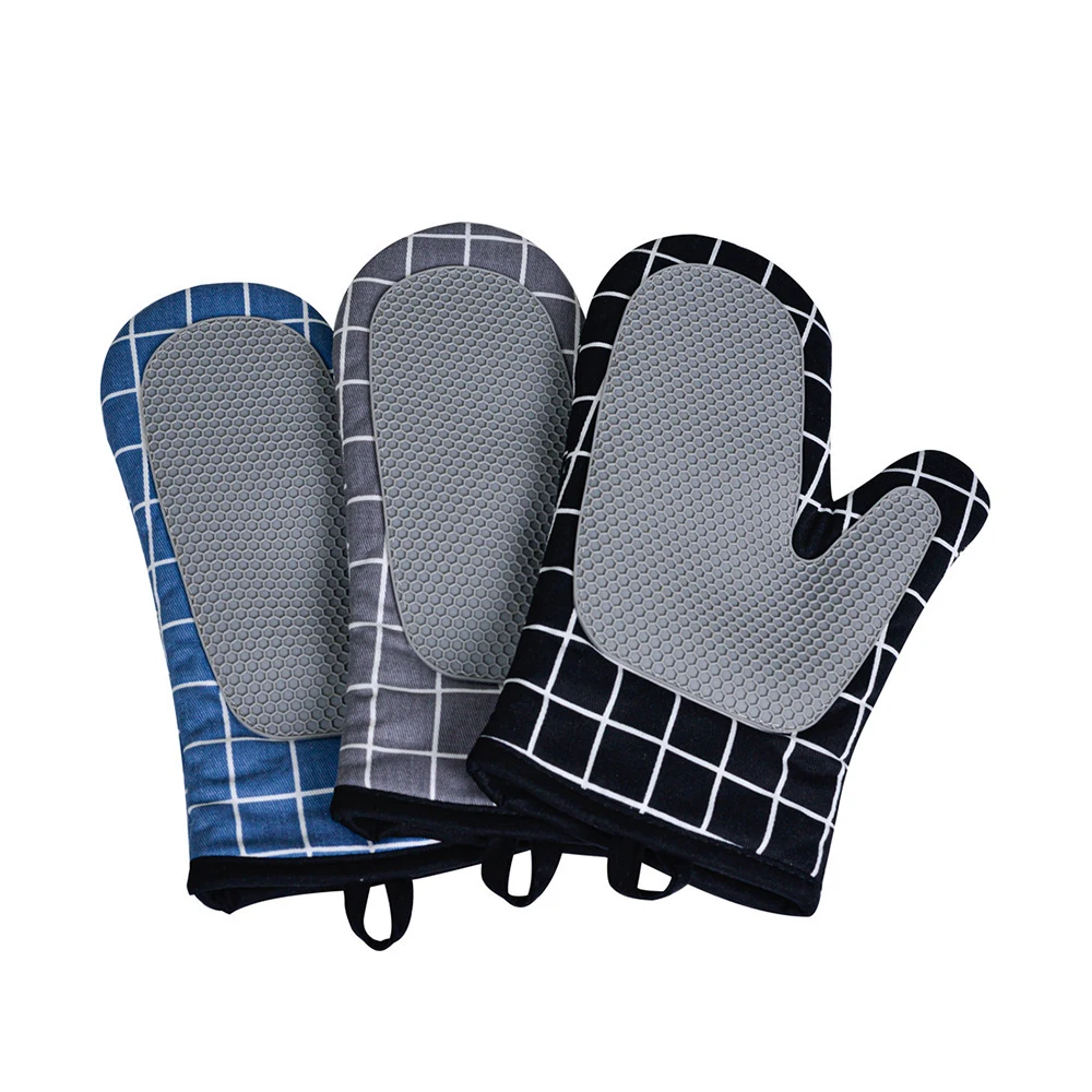 

Multifunction Heat Resistant Pot Holders Flexible Oven Gloves Silicone Oven Mitt
