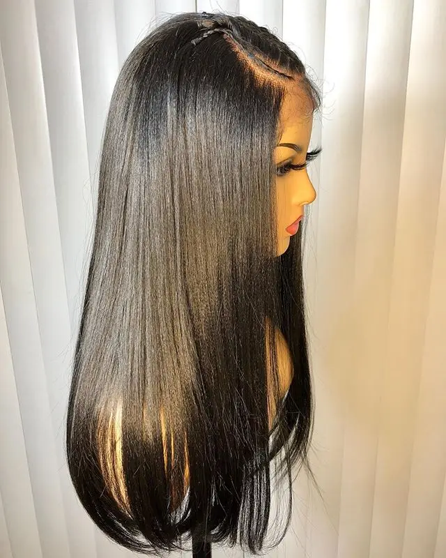 

150% Invisible Fake Scalp Lace Wig Deep Part Undetactable Wig Brazilian Remy 13x6 PrePlucked Transparent lace frontal wig
