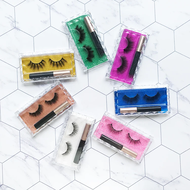 

New Custom Design Hot Selling Reusable Factory Wholesale 3D Faux Eyelashes Magnetic