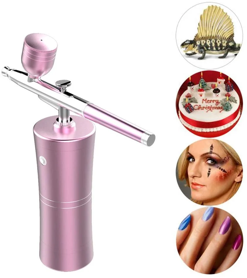 

Dual action mini portable master airbrush paint compressor air brush makeup tattoo tanning model spray pen gun sets kits