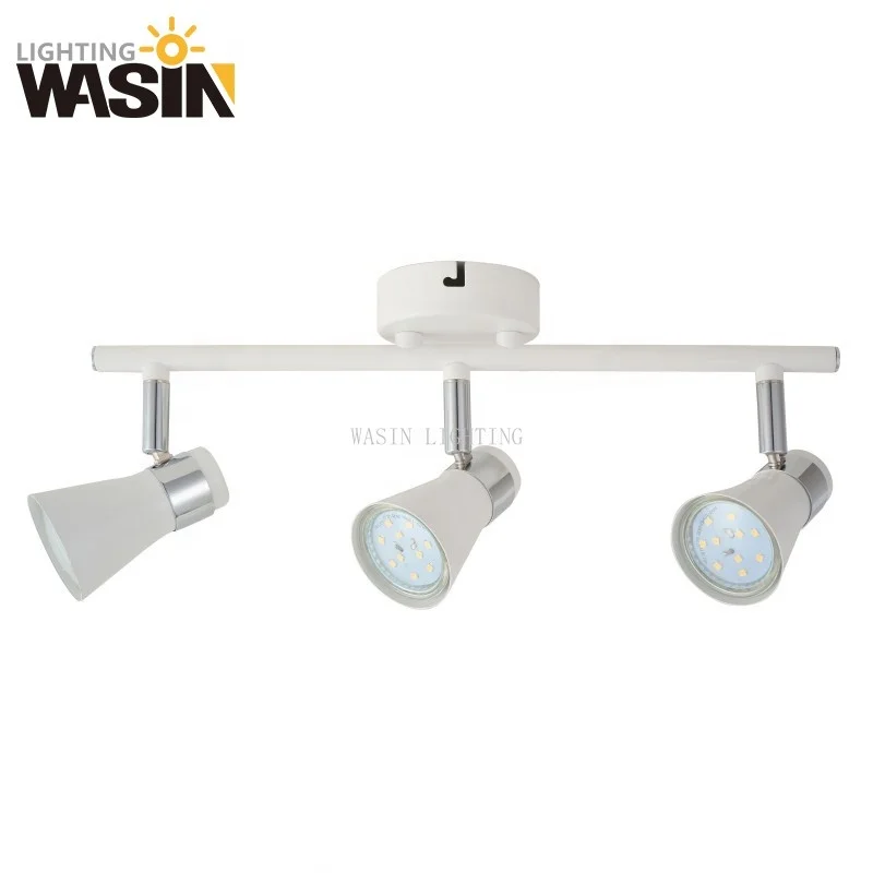 Factory Wholesale 80 To 700mm Iron Made Multiple Lamp Heads GU10 50W LED Spotlight For Indoor Lighting And Decoration