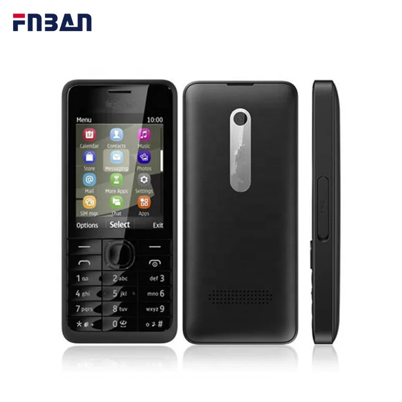 

Unlocked Original refurbished dual sim mobile phone for nokia 301 3G phone