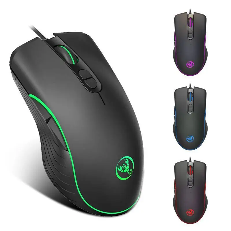 

Optical 7D Gaming Mouse GRB LED Backlit USB Computer Wired Mouse 7200 DPI with Programmable Buttons