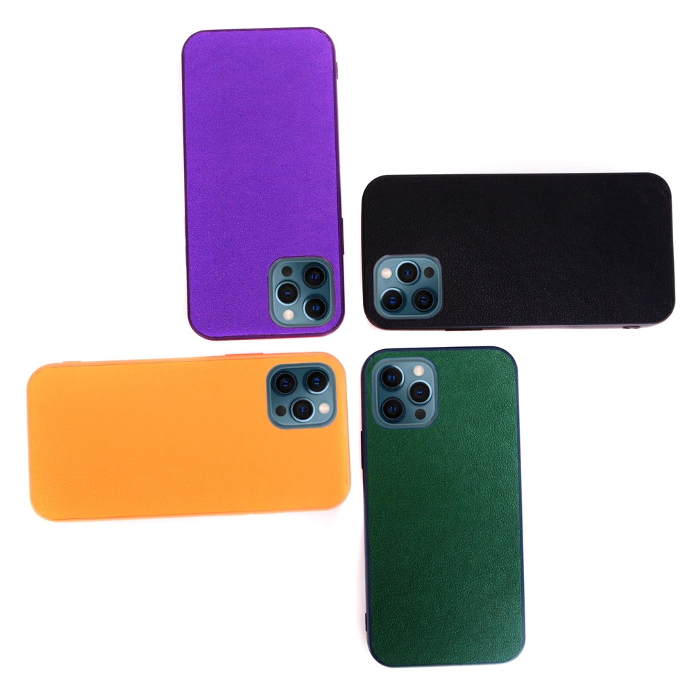 

New Shockproof Design TPU PC Cell Phone Leather Case For Apple iPhone 12 13 Pro Max Back Cover