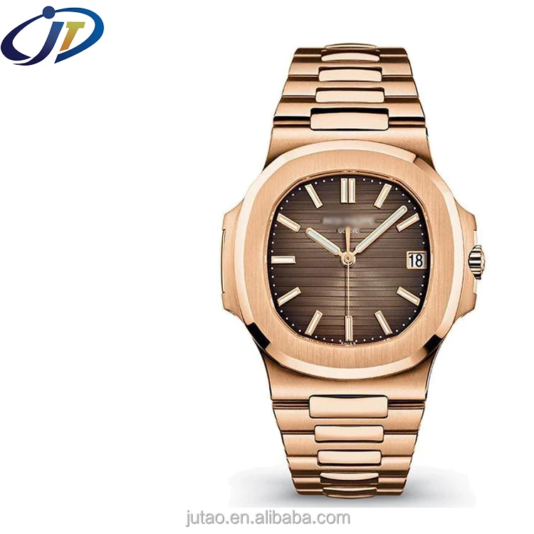 

New PPF replicate Rose Gold 40mm Strap Luxury Sporty Nautilus 5711 324 S C Movement Original patek phlipp man watch montre