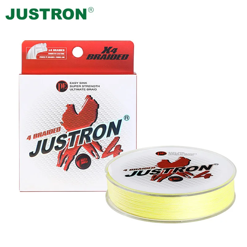 

Justron PEX4 100M Hot Sale lead line for fishing Long Line Fishing Braided Fishing Line