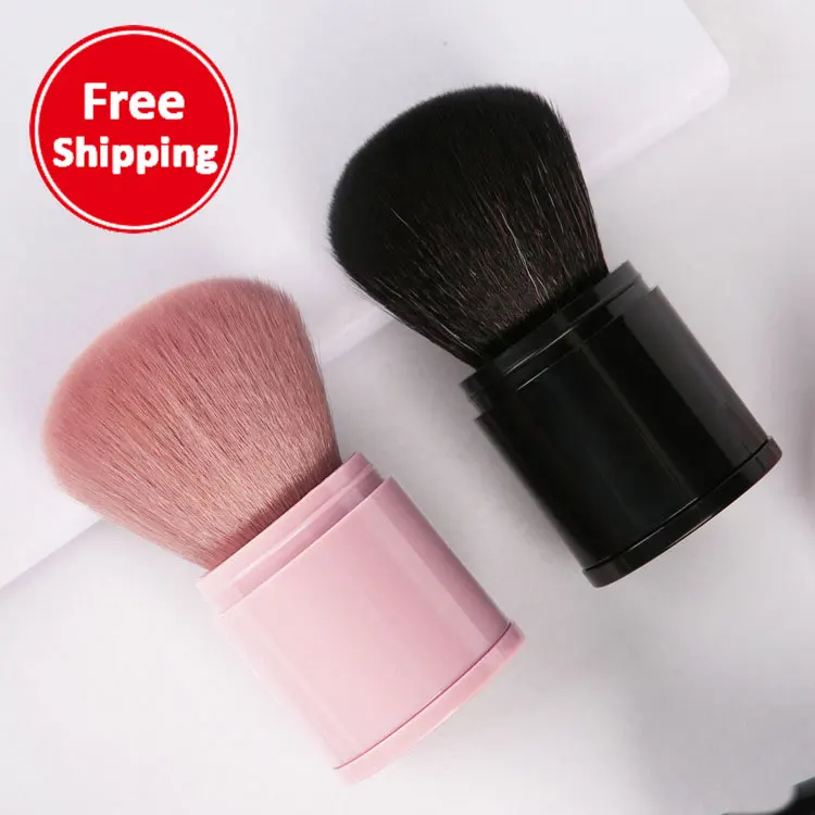 

Private label professional private label customized makeup brushes, Pink/black