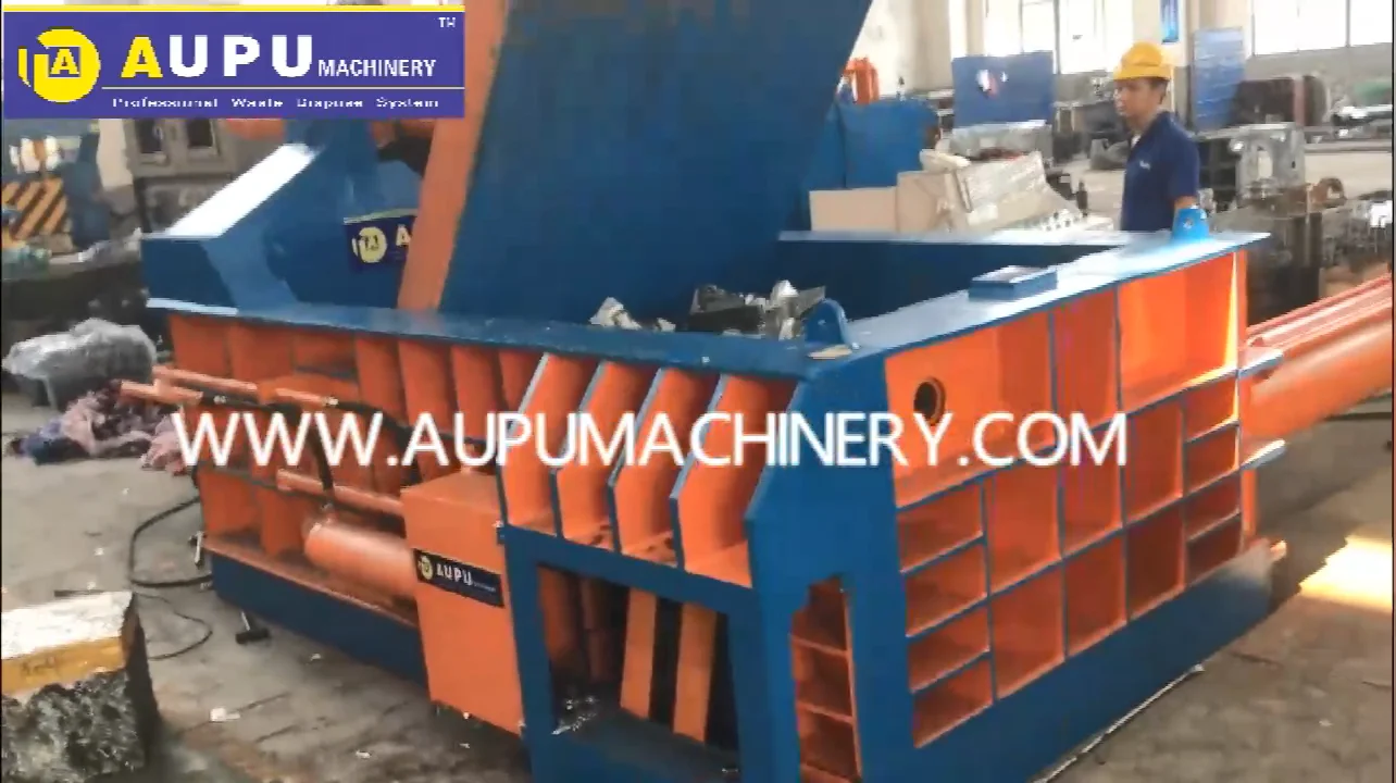 Scrap Metal Baler Machine Supplier / Scrap Copper Iron Steel Metal