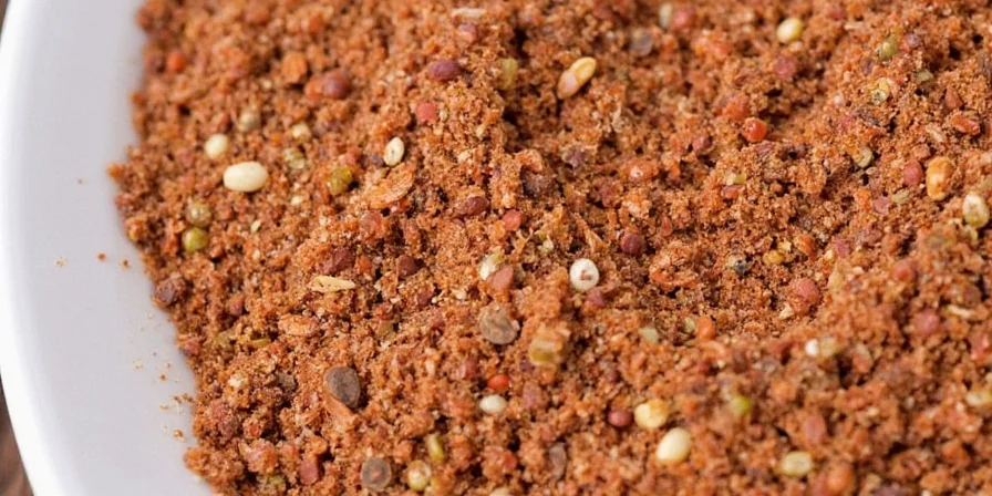 Toasting chipotle seasoning in a pan to enhance flavor.