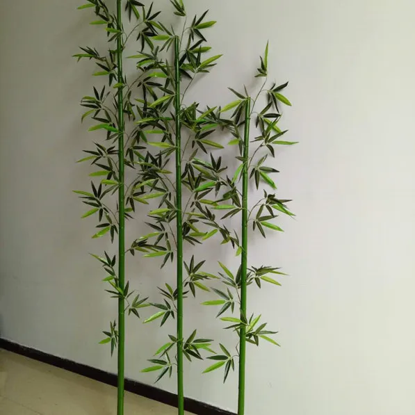 

Factory Directly plastic bamboo sets Wholesale artificial bamboo plant, Green color
