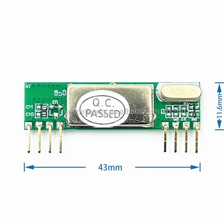 

RXB6 3.3V 6.0mA 433Mhz Superheterodyne Wireless RF Receiver Module