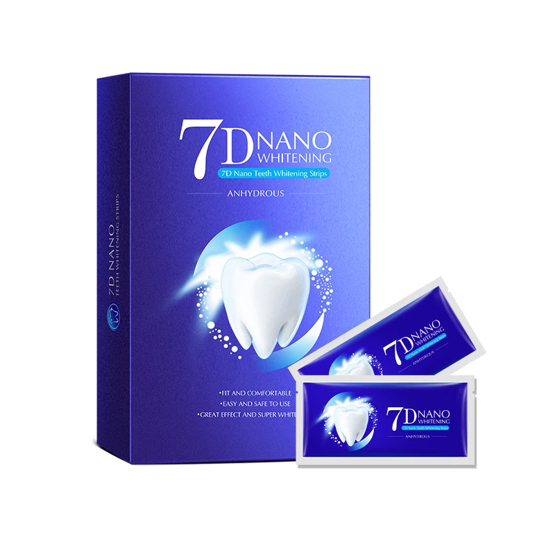 

Amazon Bestseller Private Label 3% 6% HP Teeth Whitening Strips Kit Advanced Teeth Whitening Strips OEM