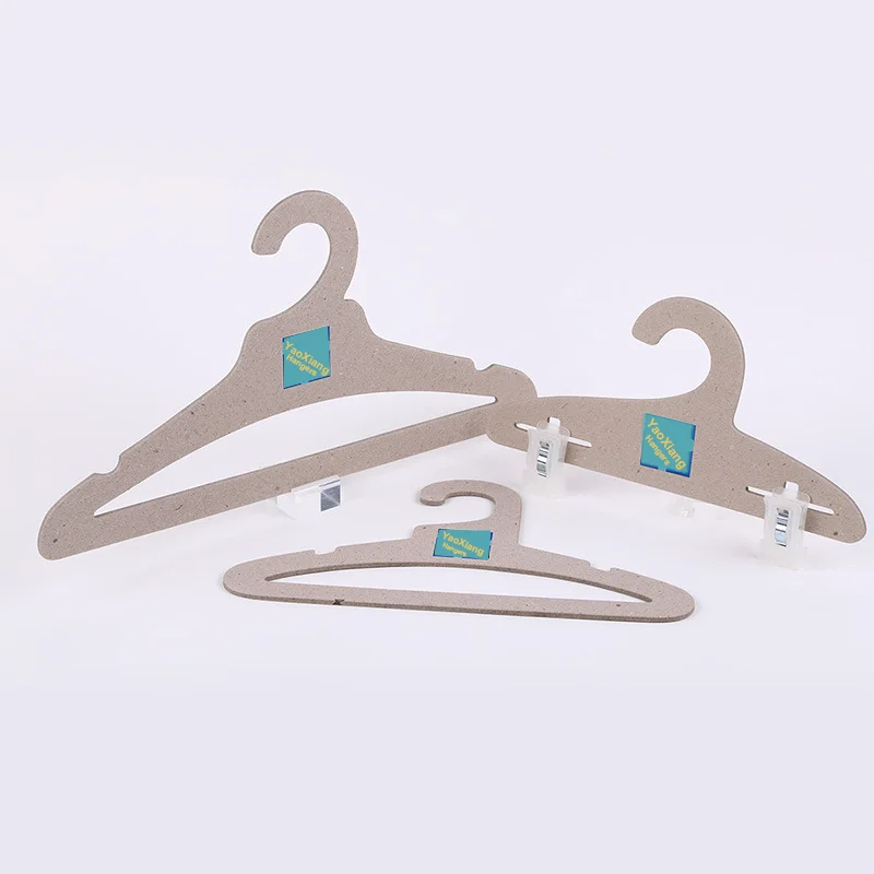 

Supplier Custom Logo Recycled Kid Coat Hanger Packaging Cardboard Kraft Paper Hanger