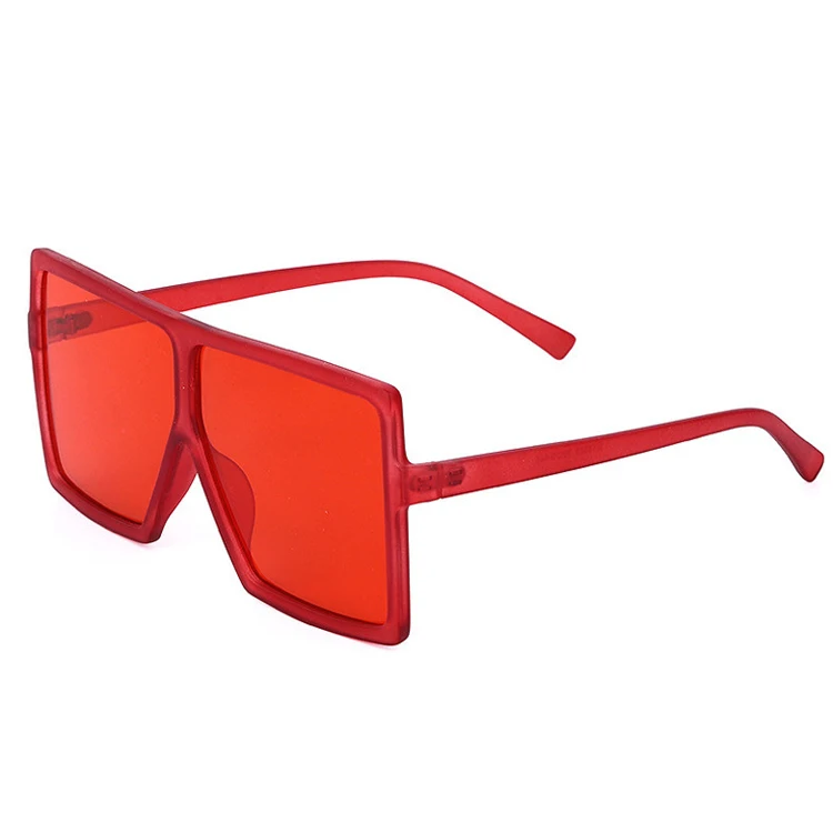 

Oversized Women Vintage Square Big Frames Sunglasses Shades Female Luxury Gradient Sun Glass Multicolor Eyewear, Gun / black / as pictures