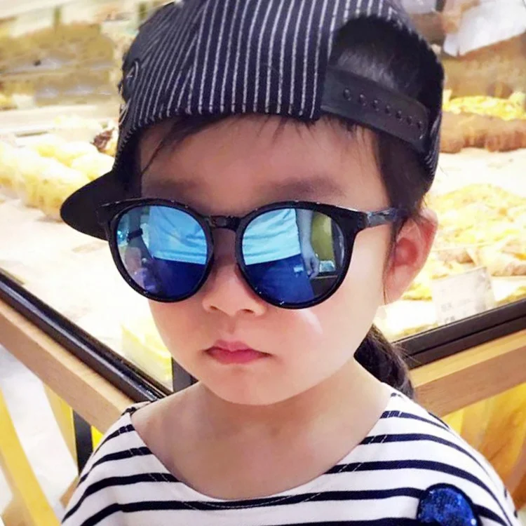 

DOISYER 2018 New model fashion small frame round uv400 recycled vintage children's sunglasses kids